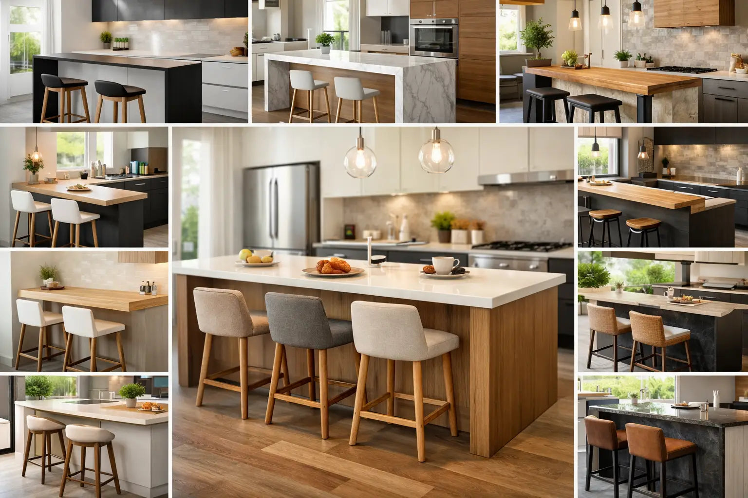 9 ideas de barras desayunadoras para cocina moderna