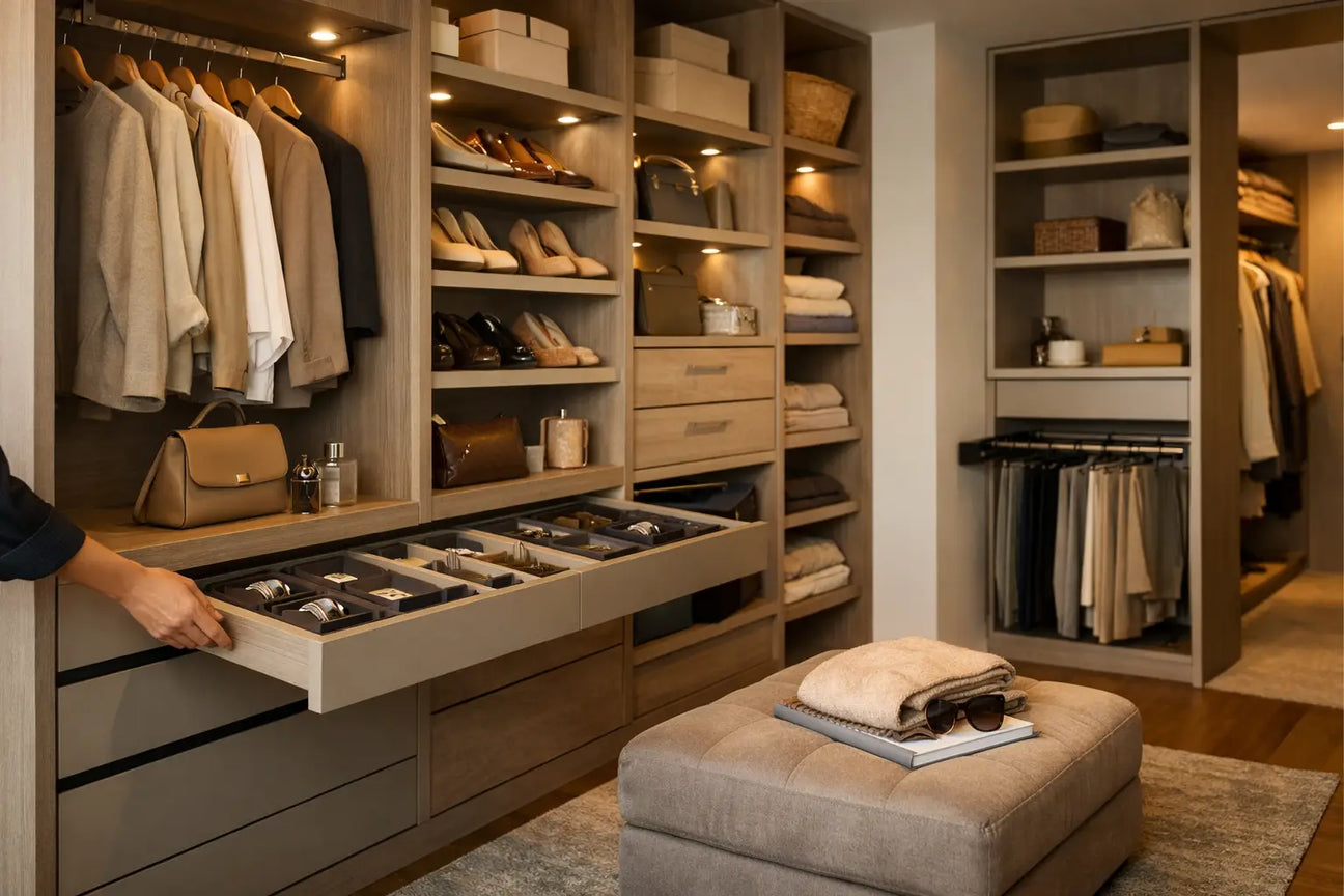 Closets a la medida en Bogotá para vivir mejor