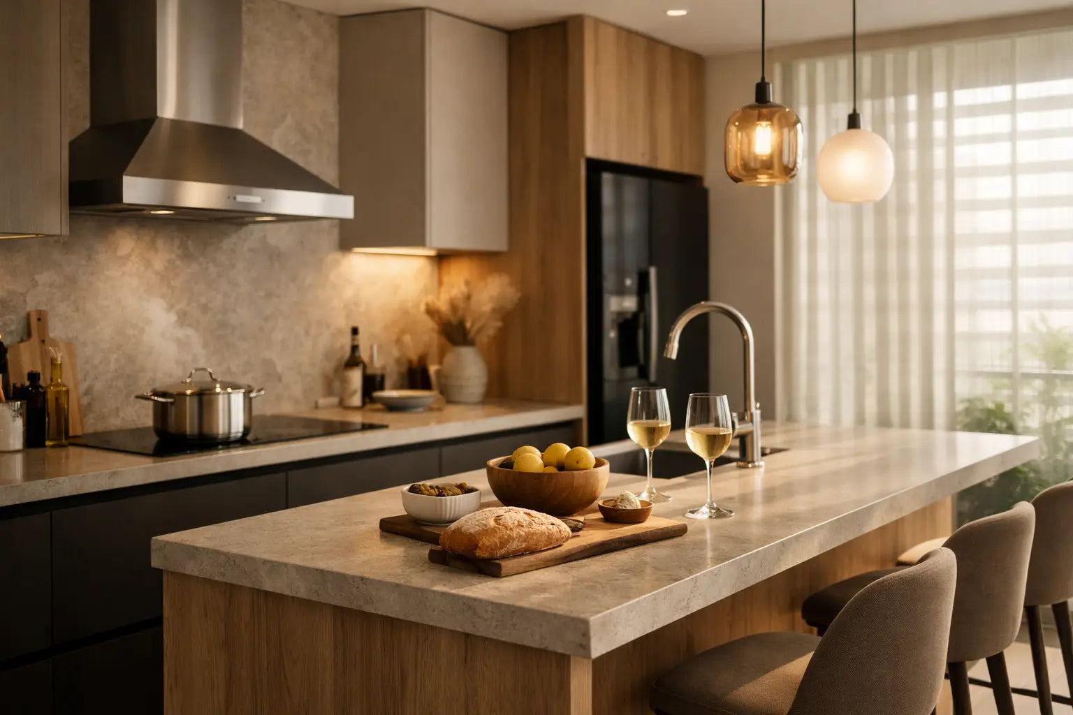 12 ideas de cocinas modernas para apartamentos