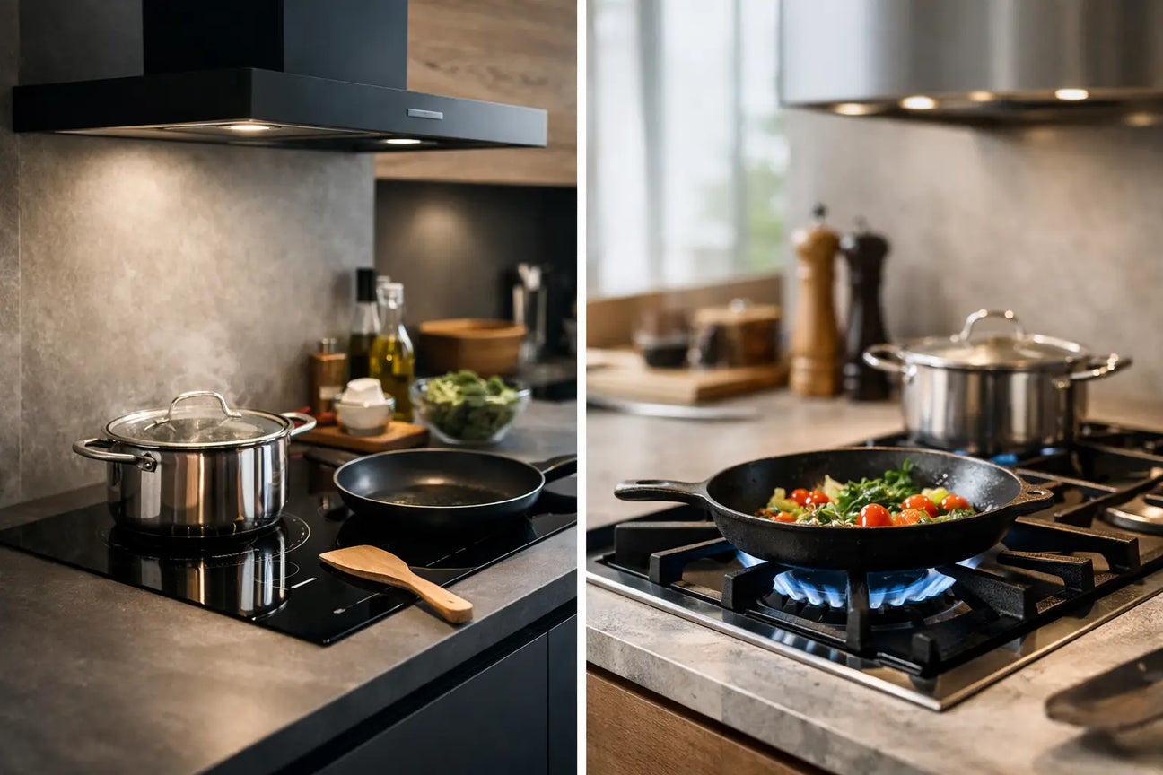Inducción vs gas para cocinar: qué conviene