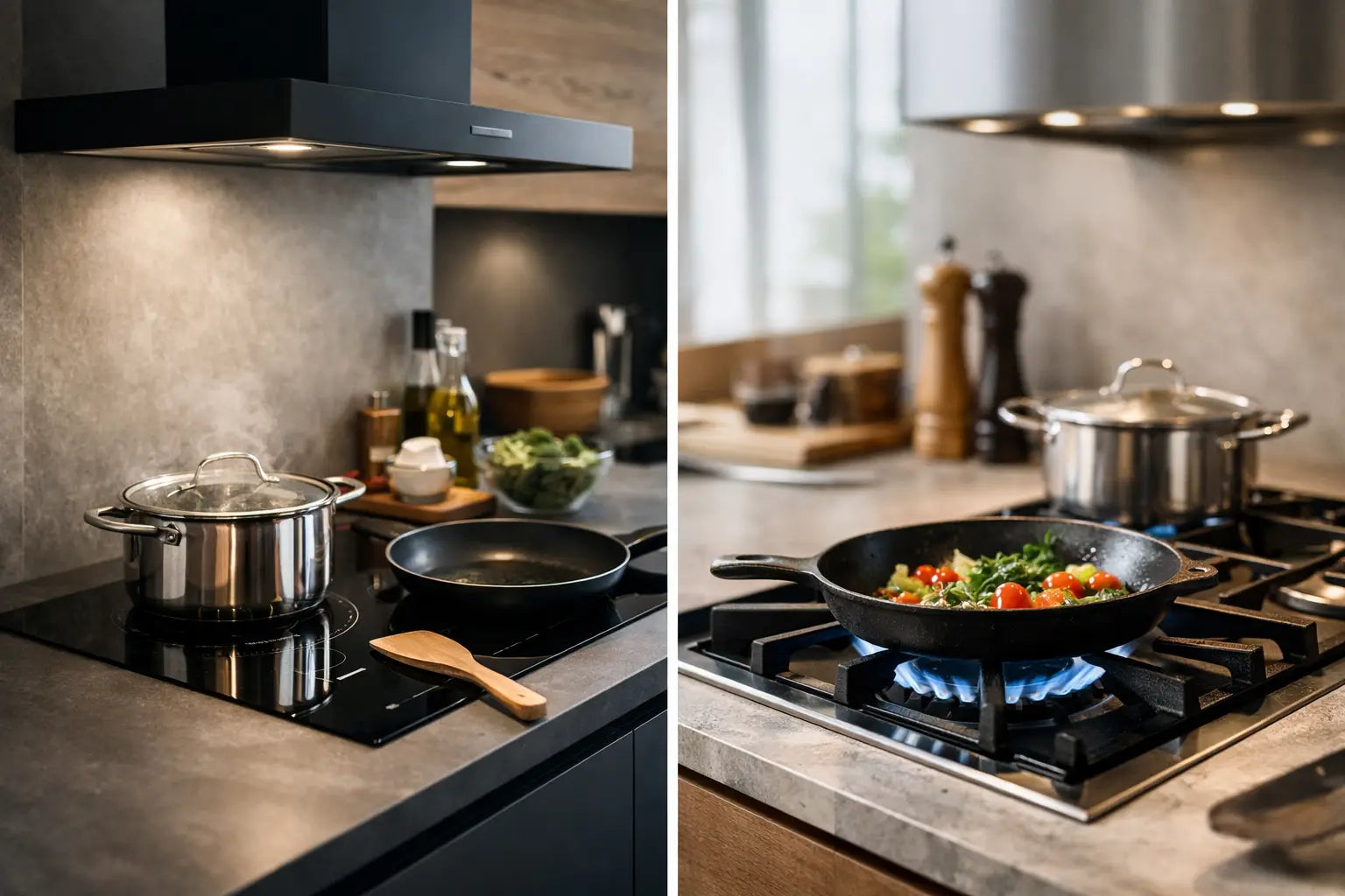 Inducción vs gas para cocinar: qué conviene