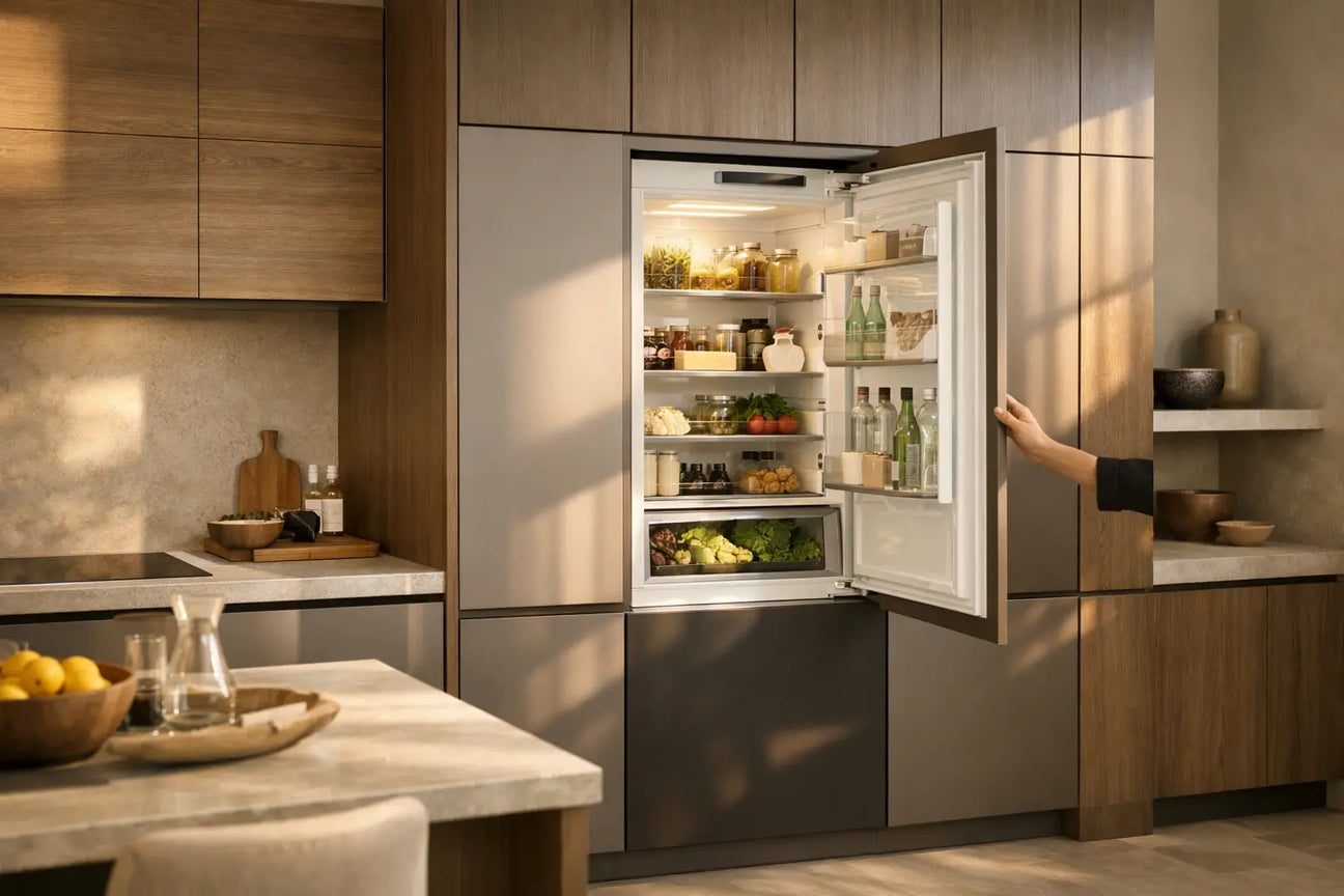 Neveras panelables premium con diseño a medida