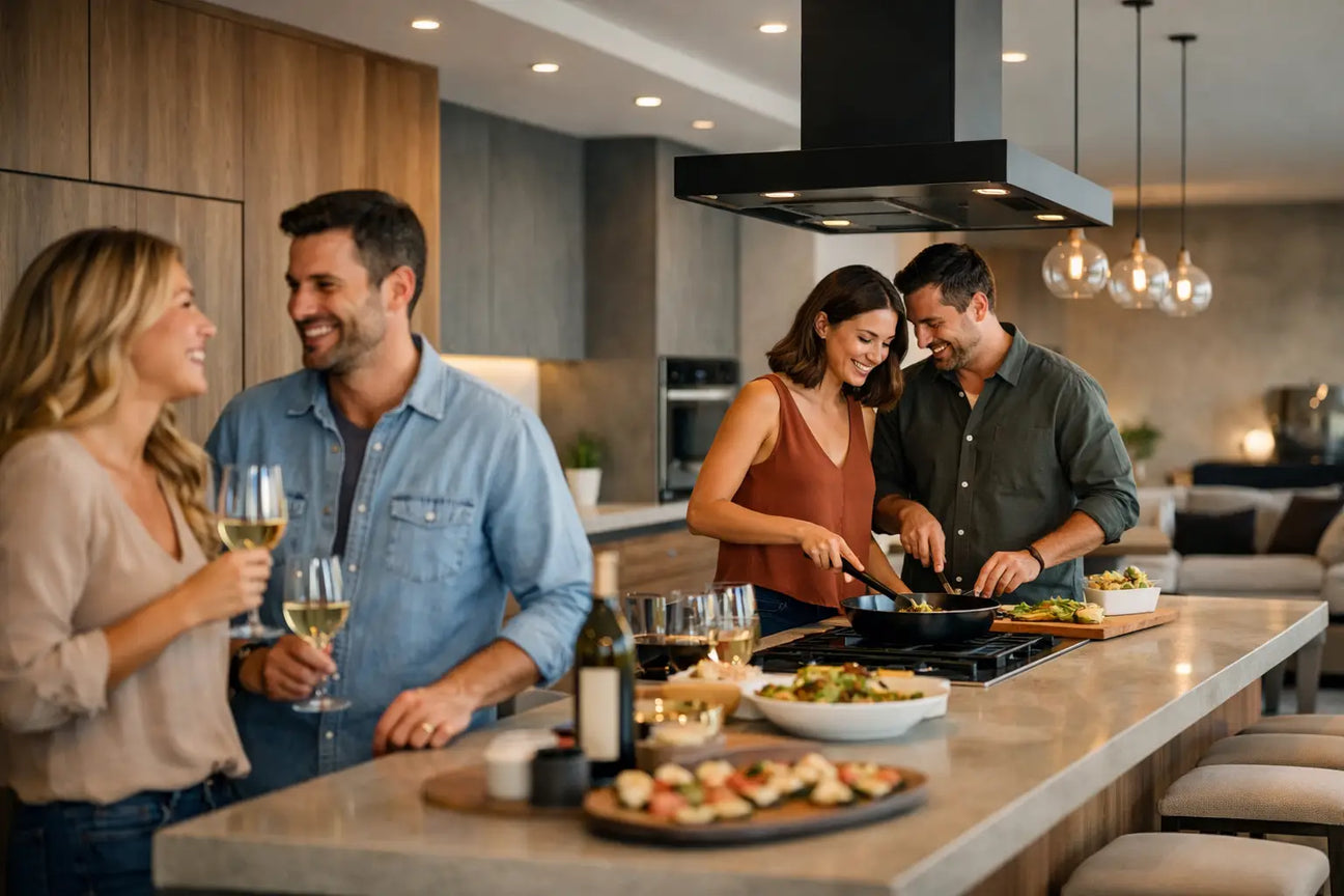 Transformación de cocina social en casa contemporánea