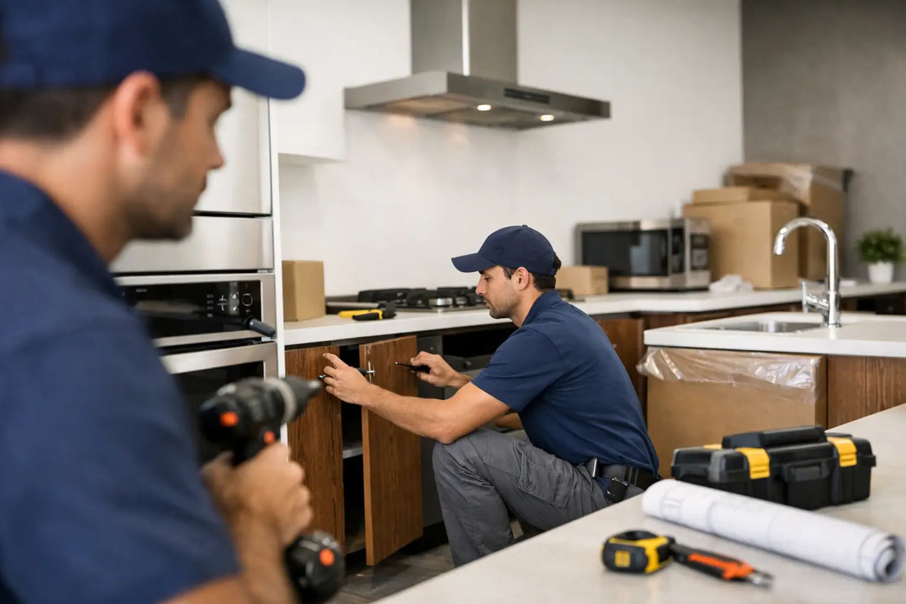 Instalación rápida de cocina en tiempo récord