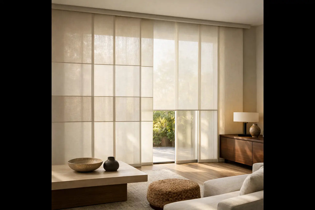 Panel japonés Hunter Douglas para espacios con estilo