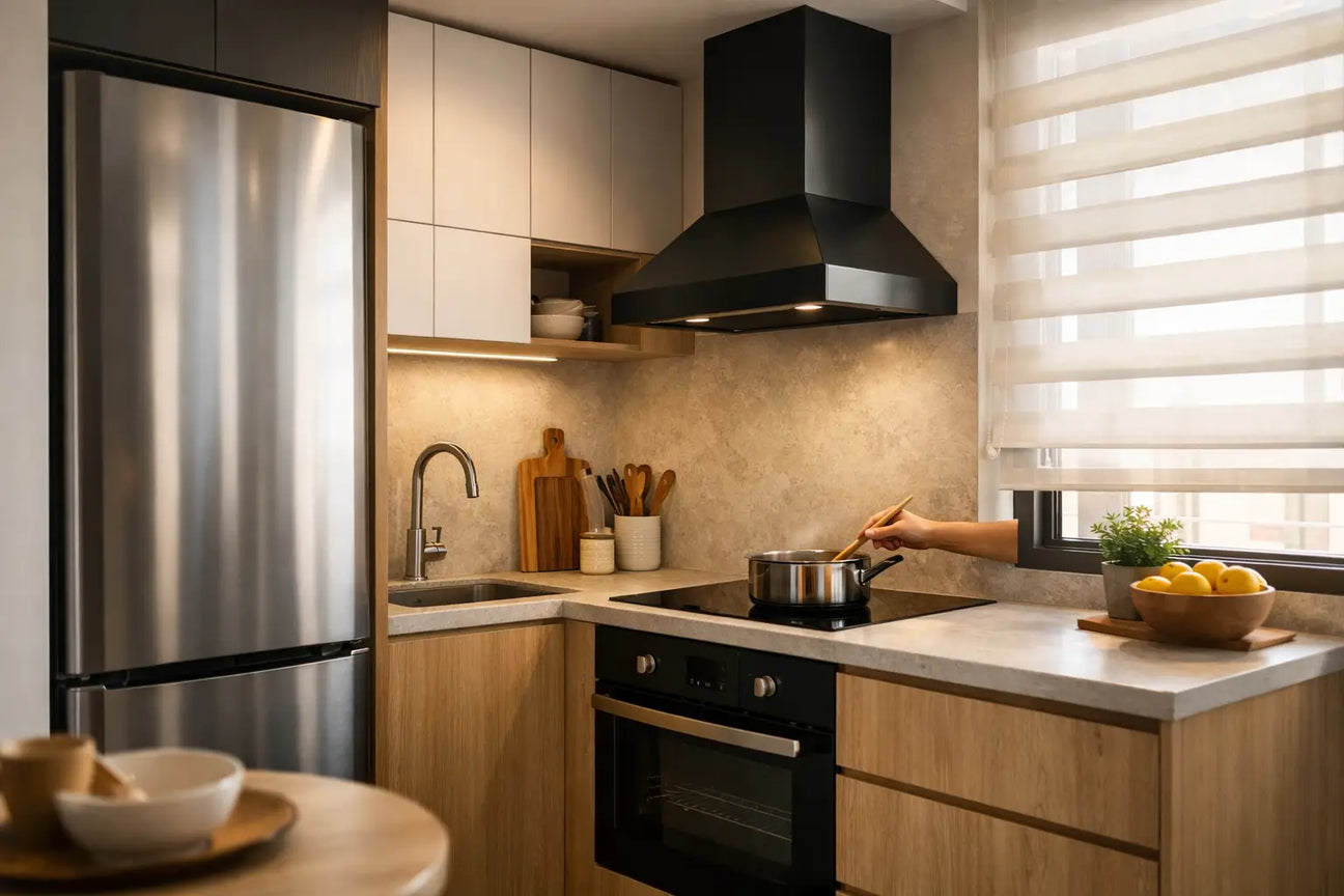 Cocinas modernas para espacios pequeños