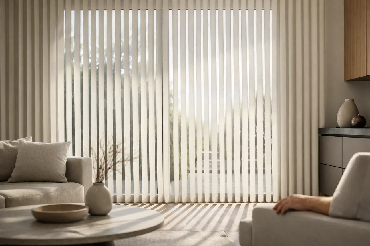 Persianas verticales Hunter Douglas: cuándo sí