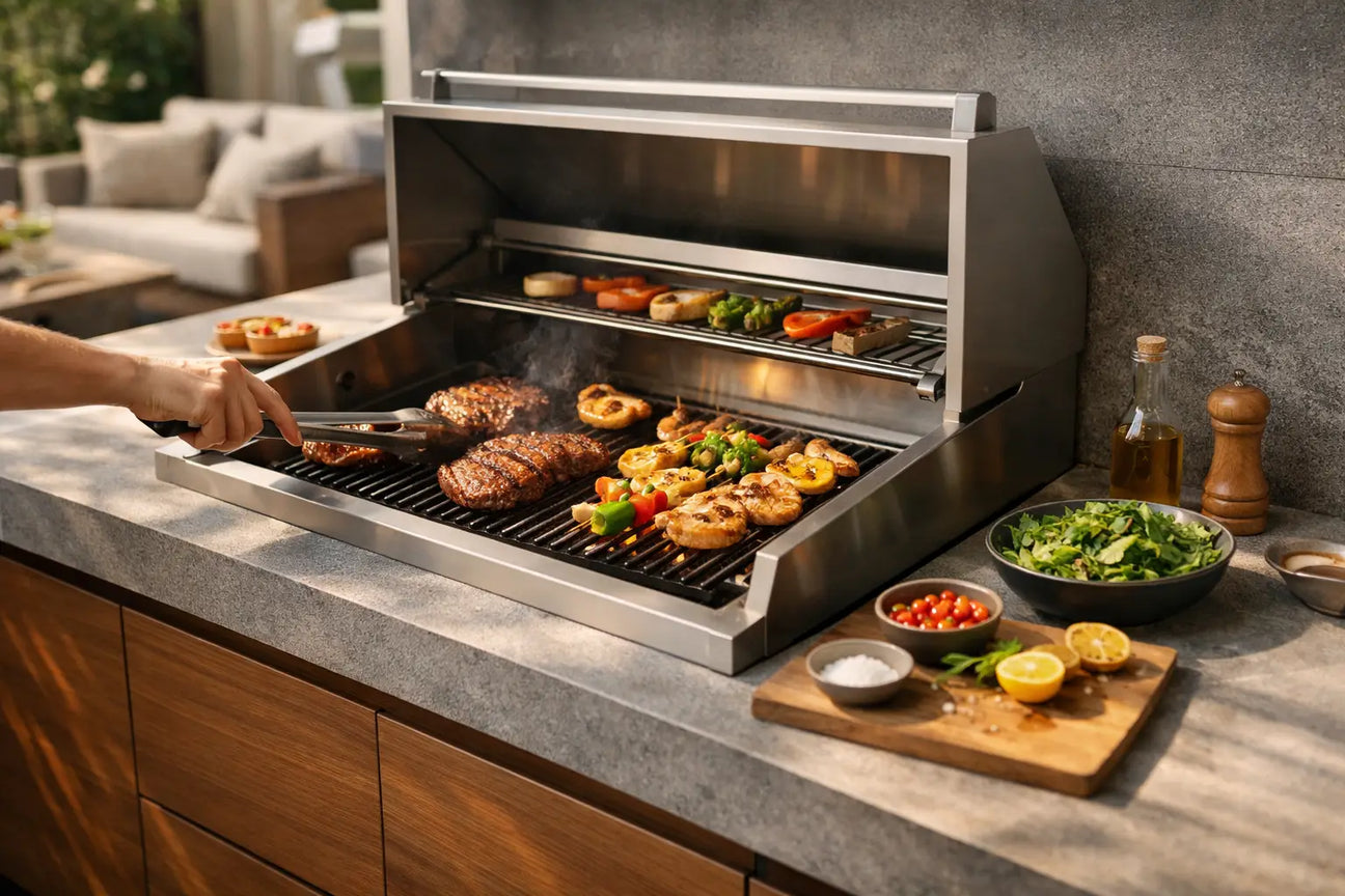 Parrillas BBQ empotrables para vivir mejor