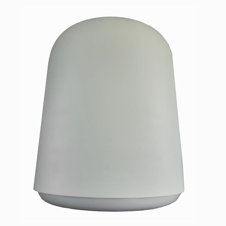 Campana de isla Rainbow AirOn IAR-833 de diseño redondo, vista frontal de la extracción decorativa para cocina integral