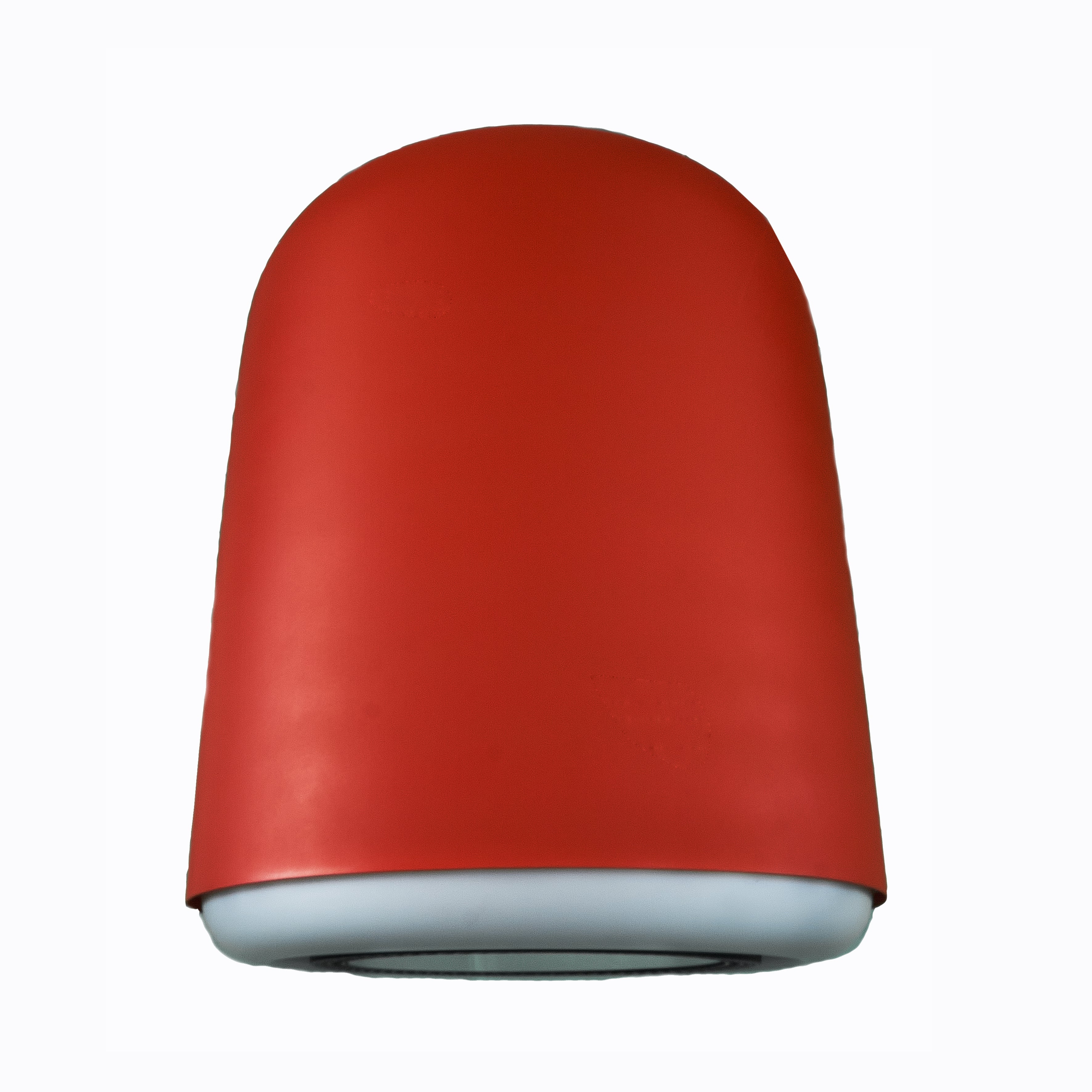 Campana extractora de isla AirOn IAR-833 con iluminación LED perimetral, detalle del cuerpo circular suspendido