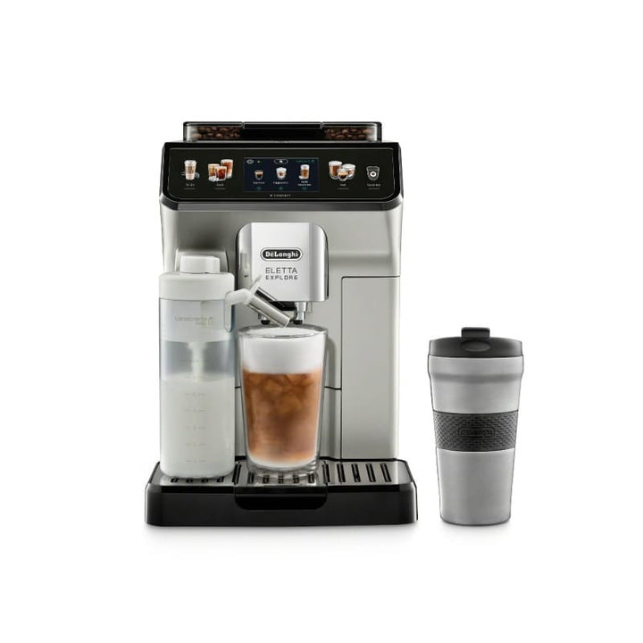 Cafetera superautomática DeLonghi Eletta Explore ECAM45086S con vaso térmico incluido