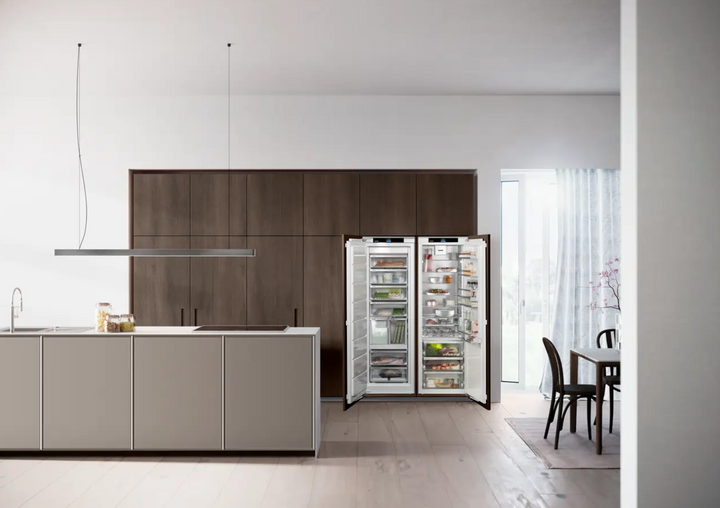 Congelador integrable 60 cms + Refrigerador integrable 60 cms Liebherr