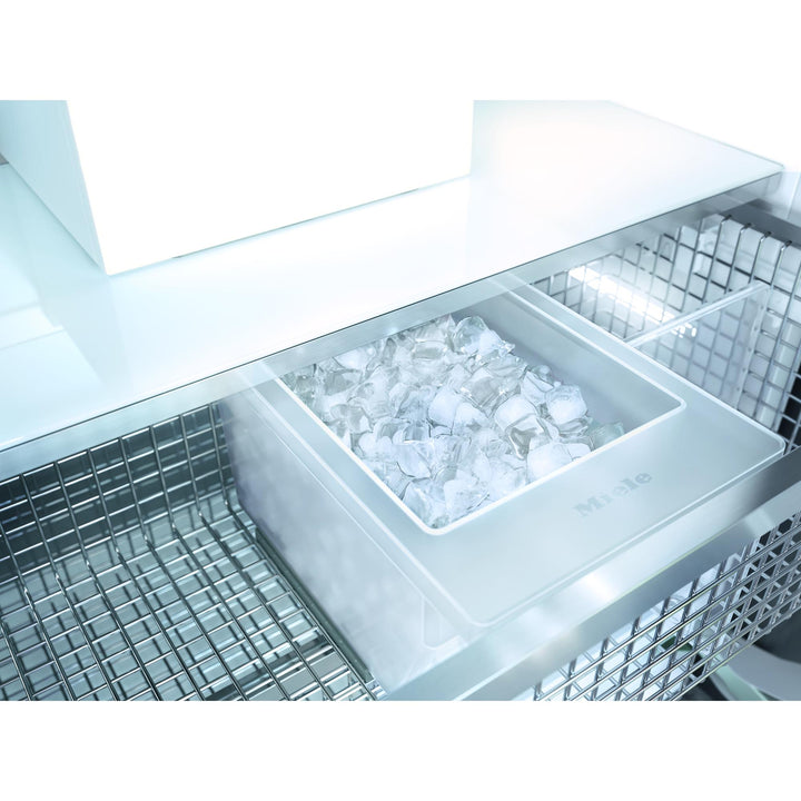 Fábrica de hielo automática IceMaker con cubitos en el congelador de columna Miele F 2812 Vi MasterCool