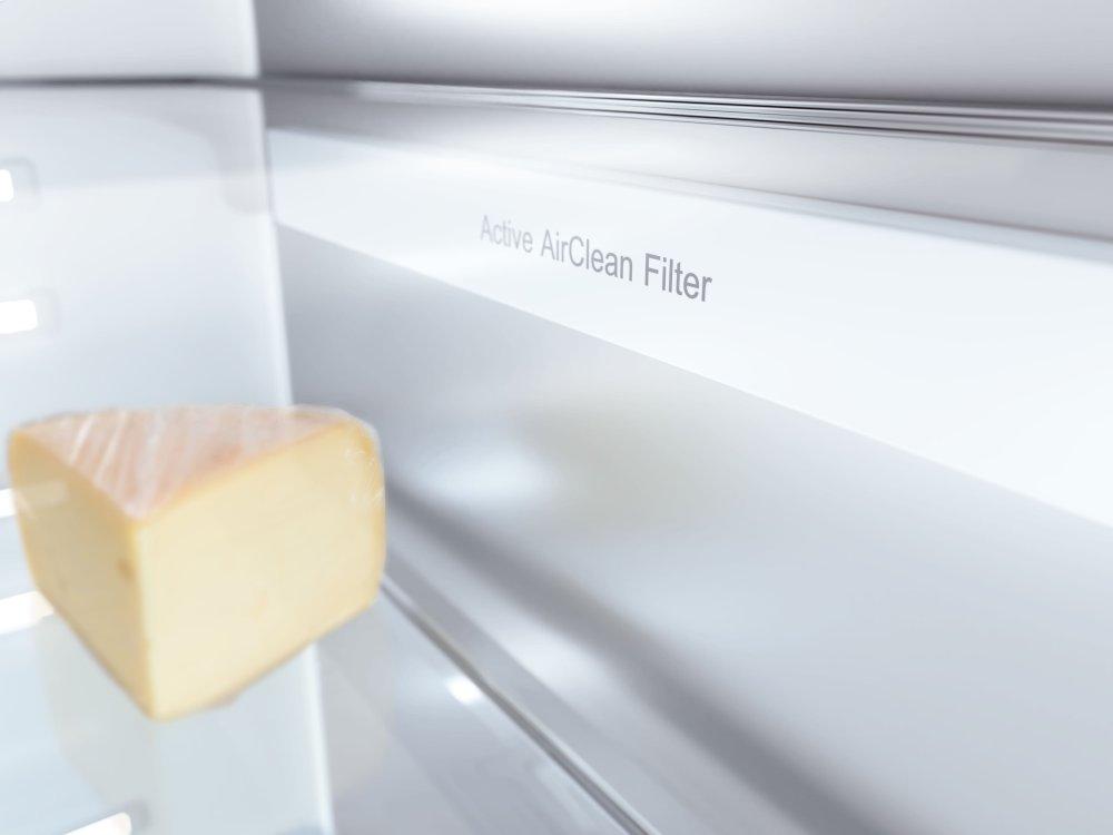 Detalle del filtro Active AirClean de la nevera Miele K 2802 Vi que elimina olores en el interior
